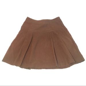 Brown Corduroy Skirt